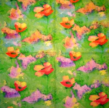 200 Anemones, Poppy - 3-ply - Chris Piper